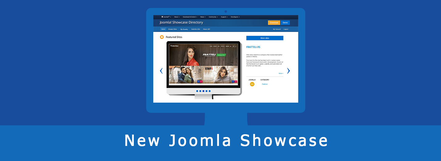 Joomla Showcase Blog