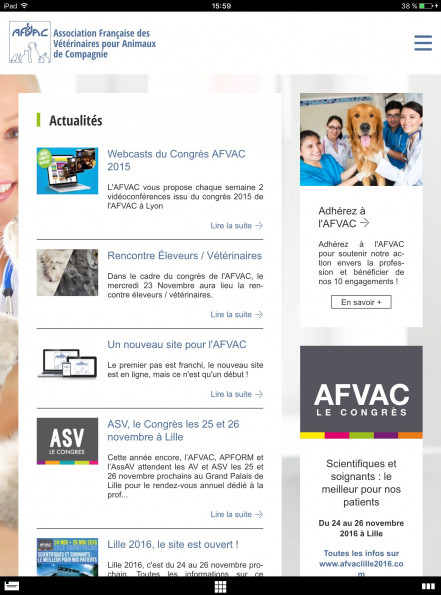 AFVAC Association Française des Vétérinaires pour Animaux de Compagnie